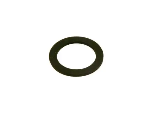 Schwarze Dichtung aus EPDM-Material, flach und ringförmig, kann für verschiedene Anwendungen verwendet werden, einschließlich der Verwendung in Bosch-Produkten.
